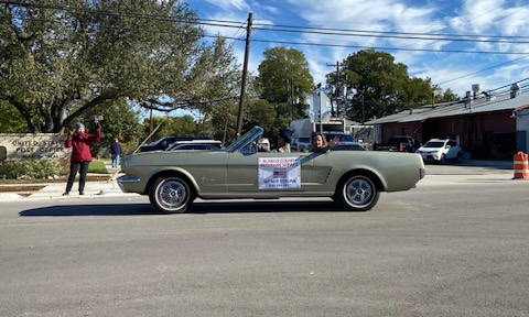 The Veterans Day Parade in Blanco Texas. 